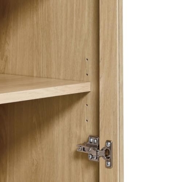 Modway EEI-6638-OAK Tessa Tall Arched Storage Display Cabinet, Oak