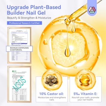 SAVILAND Builder Nail Gel - 5-in-1 Strengthener & Decorator