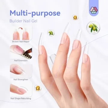 SAVILAND Builder Nail Gel - 5-in-1 Strengthener & Decorator