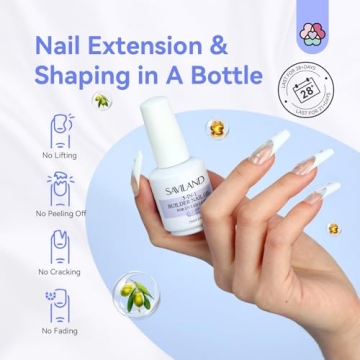 SAVILAND Builder Nail Gel - 5-in-1 Strengthener & Decorator