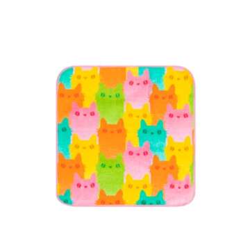 Franco Gabby's Dollhouse, Gabby, Mercat and Pandy Kids Bath/Pool/Beach Soft Absorbent Cotton Terry Towel with Washcloth 2 Piece Set, 50 in x 25 in, (Official DreamWorks Product)