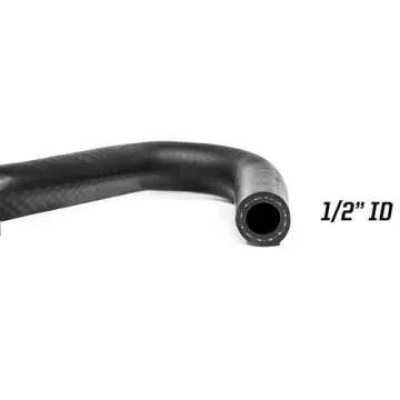 Sidewinder™ 1/2" Molded Fuel Line Rubber Hose Elbow Universal 45 90 180 Curved