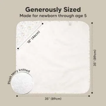 KeaBabies Hooded Baby Towel - Eco-Friendly & Ultra-Soft