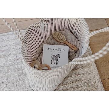 Baby's Black and White Contrast Book for Tummy Time