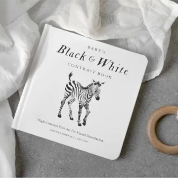 Baby's Black and White Contrast Book for Tummy Time