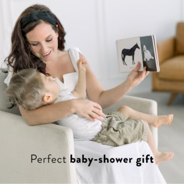 Baby's Black and White Contrast Book for Tummy Time