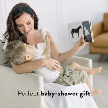 Baby's Black and White Contrast Book for Tummy Time