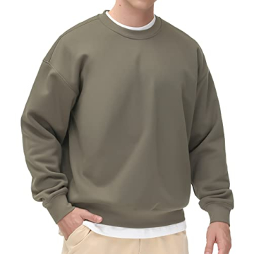 Comfortable Fleece Crewneck Sweatshirt for Men