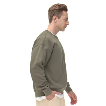 Comfortable Fleece Crewneck Sweatshirt for Men