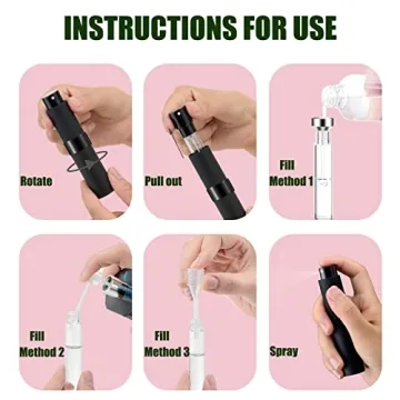 Best Mini Perfume Atomizers Set – 2 PCS 8ml Travel Bottles