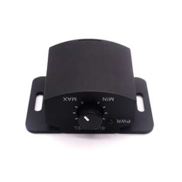 HYRSXN Universal Bass Knob – Easy Install, 4-Pin Amplifier Control