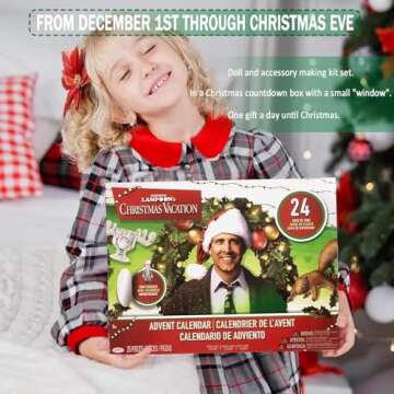 Christmas Vacation Advent Calendar 2024, National Lampoon Advent Calendar 2024, 24 Individually Little People, Enjoy 24 Days of Countdown Gift