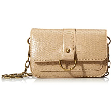 The Drop Women's Lara Chain Mini Crossbody Bag, Tan, One Size