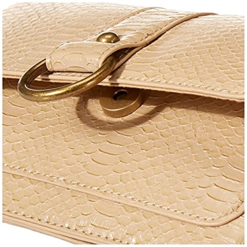 The Drop Women's Lara Chain Mini Crossbody Bag, Tan, One Size