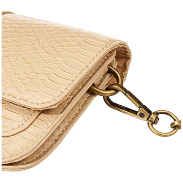 The Drop Women's Lara Chain Mini Crossbody Bag, Tan, One Size