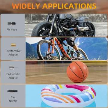 Portable Tire Inflator with 150PSI Smart Features