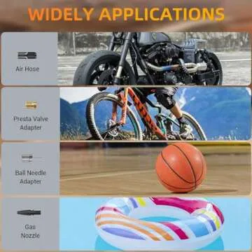 Portable Tire Inflator with 150PSI Smart Features