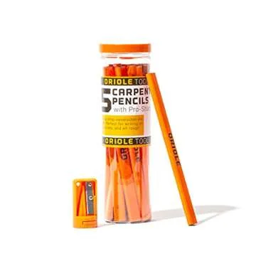 Professional Carpenter Pencils Kit for Builders and DIYers