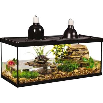 Tetra Aquatic Turtle Deluxe Kit 20 Gallons - Complete Aquarium with Filter & Heater