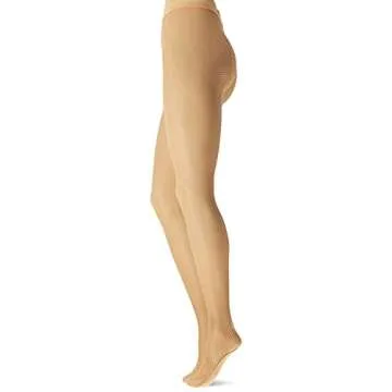 Capezio Women's Professional Fishnet Tight With Seams, Caramel, Medium/Tall