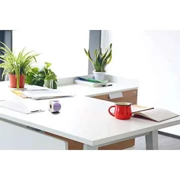 OEka 2 Inches Round Direct Thermal Labels Blank Shipping Labels Address Labels 500Pcs/Roll Compatible with Rollo & Zebra Desktop Printers(1 Roll, Purple)