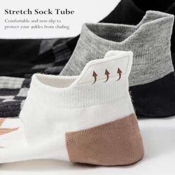 Honeysea Black Ankle Socks for Men and Boys - Ultimate Comfort