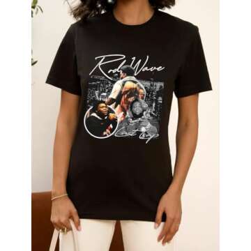 Men Rod Last Lap Tour 2024 Wave Shirt Singer Album Retro Last Lap Tour T Shirts Shirts Fashion Short...