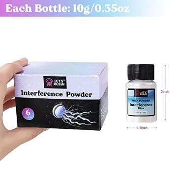 Vibrant LET'S RESIN Mica Powder Set for Art and Craft