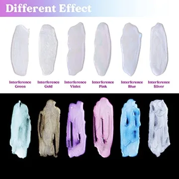 Vibrant LET'S RESIN Mica Powder Set for Art and Craft