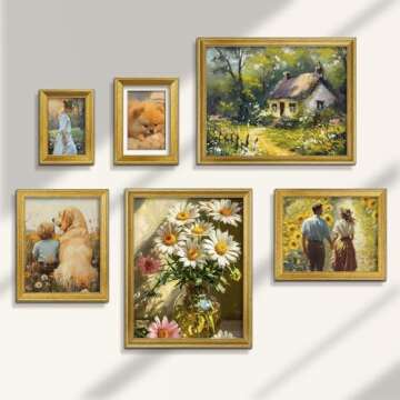 Elegant 5x7 Gold Picture Frames for Stylish Display