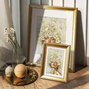 Elegant 5x7 Gold Picture Frames for Stylish Display