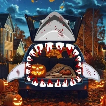Halloween Shark Decorations Kit for Car & Garage