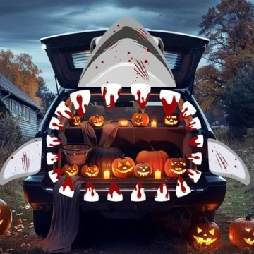 Halloween Shark Decorations Kit for Car & Garage