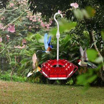 Sherem Hummingbird Feeder - Ant and Bee Proof
