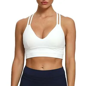 Aoxjox Women's Backless Sports Bra for Active Women