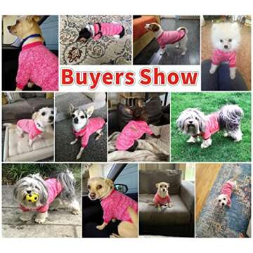 Idepet Pet Dog Classic Knitwear Sweater,Fleece Coat for Small,Medium,Large Dog,Warm Pet Dog Cat Clothes,Soft Puppy Customes (S, Rosered)