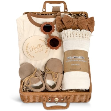 Bohemian Style Baby Gift Set - Adorable Essentials for Newborn Girls, Perfect for Baby Showers!