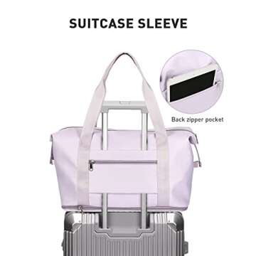 Waterproof Expandable Travel Tote Bag for Women