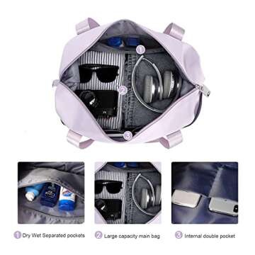 Waterproof Expandable Travel Tote Bag for Women