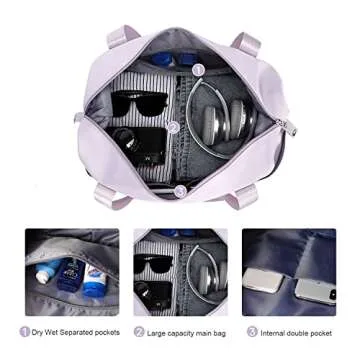 Waterproof Expandable Travel Tote Bag for Women