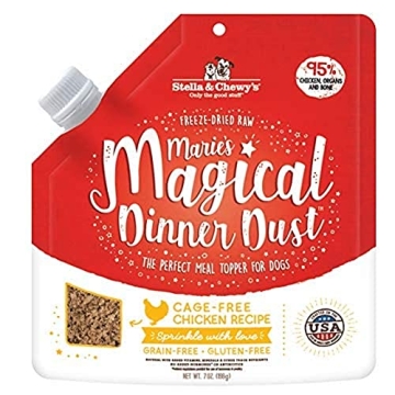 Stella & Chewy's Freeze-Dried Raw Marie's Magical Dinner Dust – Irresistible Dog Food Topper!