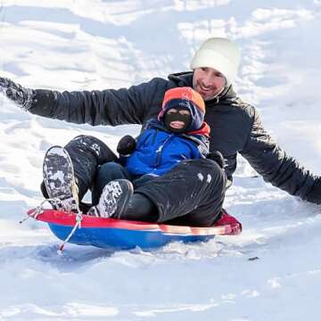 3 Hole Winter Knitted Mask, Full Face Cover Ski Scarf Mask Warm Balaclava for Adult Skiing, Motorcycle, UV Protection,Wind Protection Pink