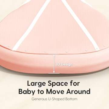 LITTLE SPUD Baby Sleep Sack with Outlast Temperature Regulation, 0-6 Months Baby Sleeping Bag, TOG 1.0 Sleeveless Toddler Sleep Sack, Stretchy Wearable Blanket for Babies,Pink, S 20"-28"