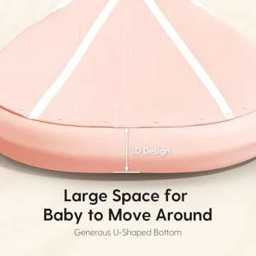 LITTLE SPUD Baby Sleep Sack with Outlast Temperature Regulation, 0-6 Months Baby Sleeping Bag, TOG 1.0 Sleeveless Toddler Sleep Sack, Stretchy Wearable Blanket for Babies,Pink, S 20"-28"