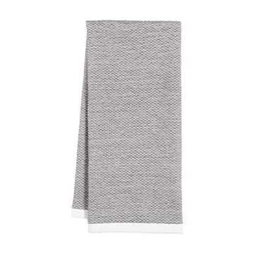 KAF Home Ayesha Curry Mixed Utility Kitchen Towel Set, Mixed Terry Kitchen Towels, Set of 6, Dark Gray