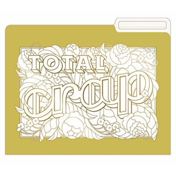 Knock Knock Crappy Crap File Folders Set, Fun Organization