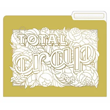 Knock Knock Crappy Crap File Folders Set, Fun Organization