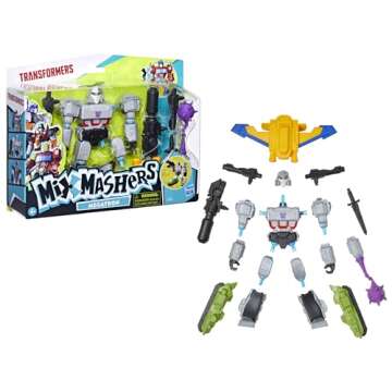 Transformers MixMashers Megatron Custom Mix-and-Match Deluxe Action Figure & Accessories, 5-Inch-Sca...