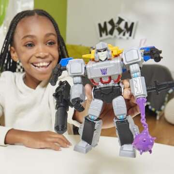 Transformers MixMashers Megatron Custom Mix-and-Match Deluxe Action Figure & Accessories, 5-Inch-Scale Robot Toys for Kids, Ages 4+