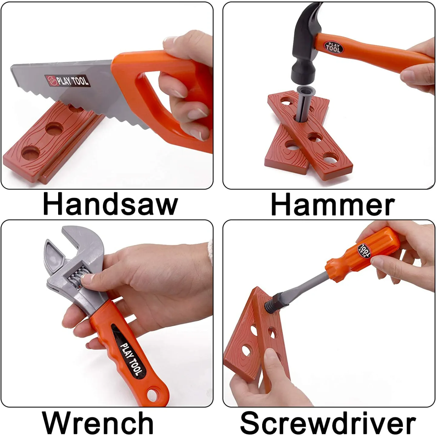 Toy Tool Set for Kids - 46pcs Construction Fun